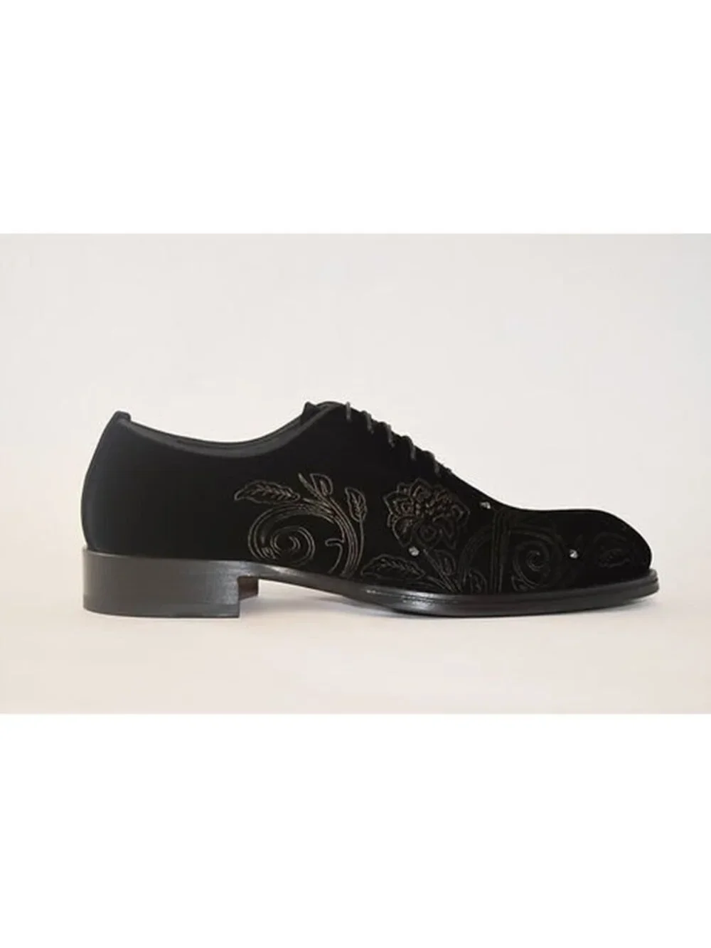 Jo Ghost 5590 Velvet Oxford Dress Shoes Made in Italy